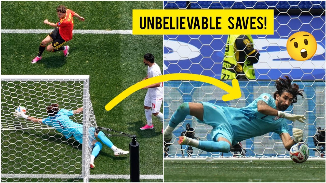 🔥 Iran GK Alireza Beiranvand's UNBELIEVABLE  SAVES Against Belgium | Beiranvand vs Belgium 