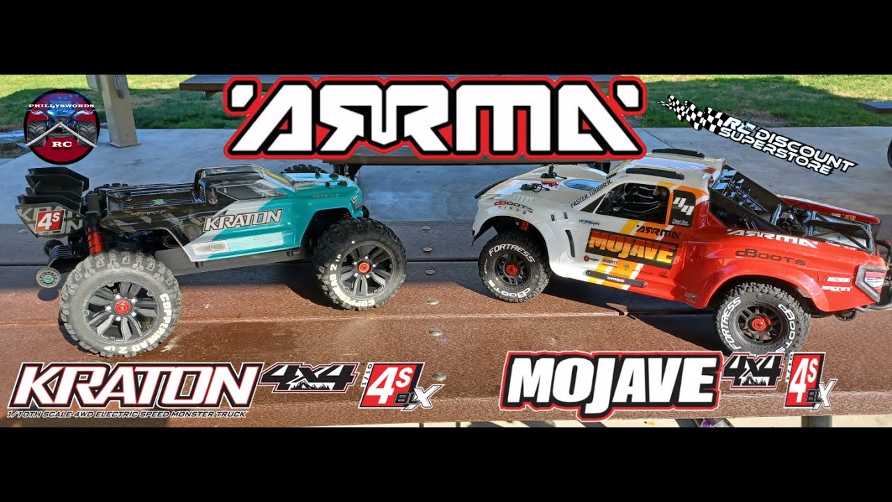 Arrma Mojave 4S vs. Kraton 4S GOO 4S