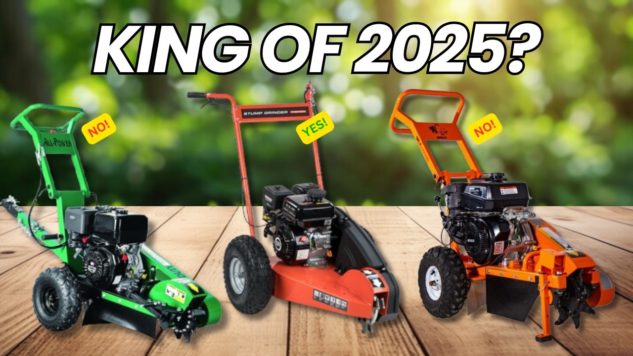 5 Best Gas Powered Stump Grinders- WINNERS of 2025 🏆👌