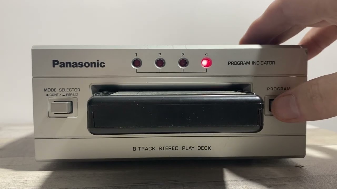 Panasonic RS-853 Stereo 8 Track Tape Player