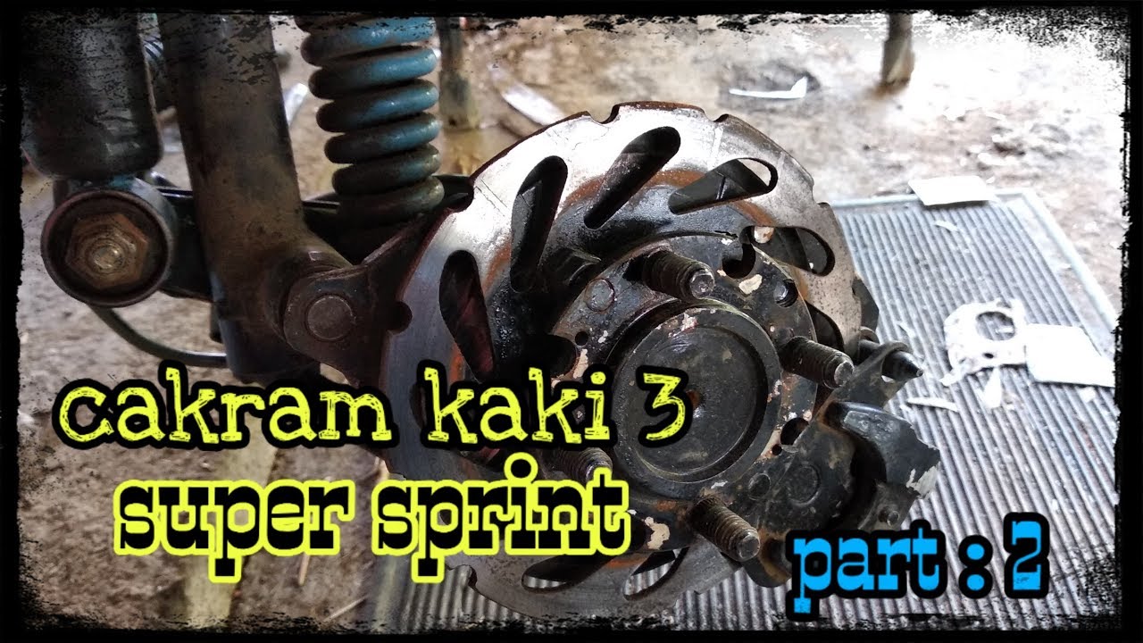 tutorial pasang rem cakram vespa / cakram vespa tua / part:2 ( pemasangan cakram)