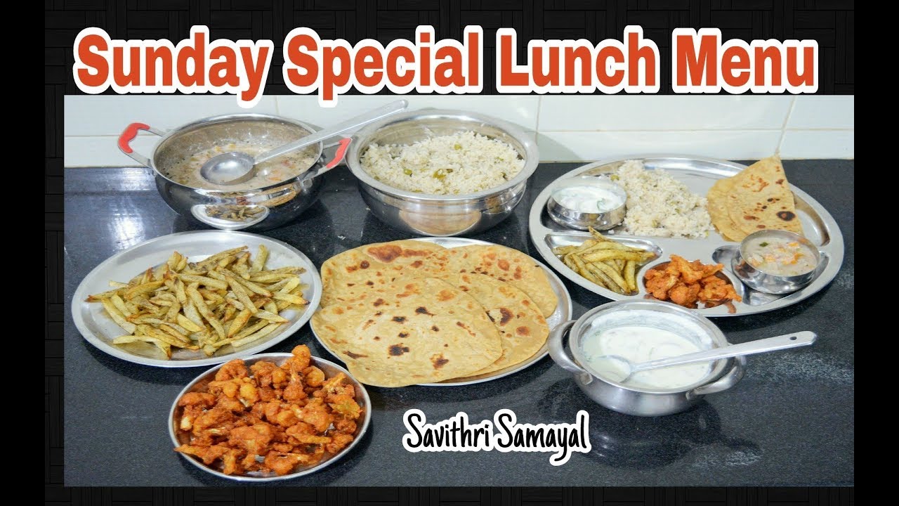 Sunday Special & Simple Lunch Menu | எளிய சிறப்பான மதிய உணவு |Savithri Samayal