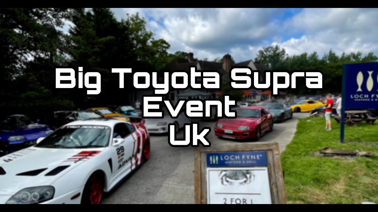 Toyota Supras Leaving Big Supra Event In Uk!! #toyotasupra #toyota #supra #carmeet