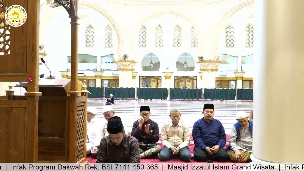Shalat Isya Dan Tarawih Masjid Izzatul Islam  Ust. Agus Muhidin  Al hafidz