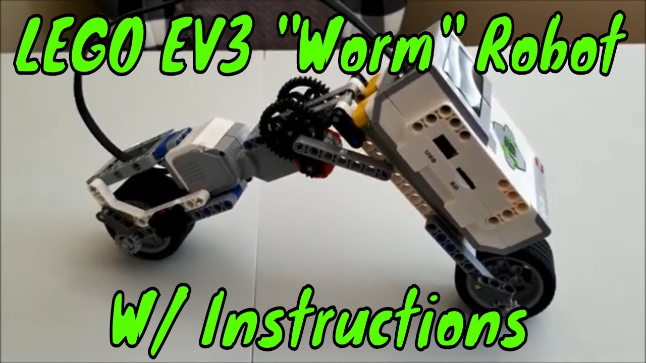Робот-червяк LEGO EV3 с инструкциями по сборке!!!