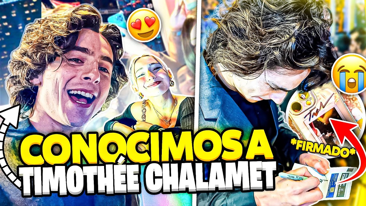 DAFNNE CONOCIÓ A TIMOTHEE CHALAMET😭 | Hermanas JM