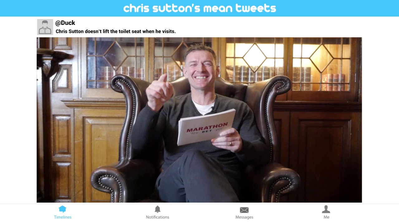 Chris Sutton Reads Mean Tweets - #NonLeagueChallenge