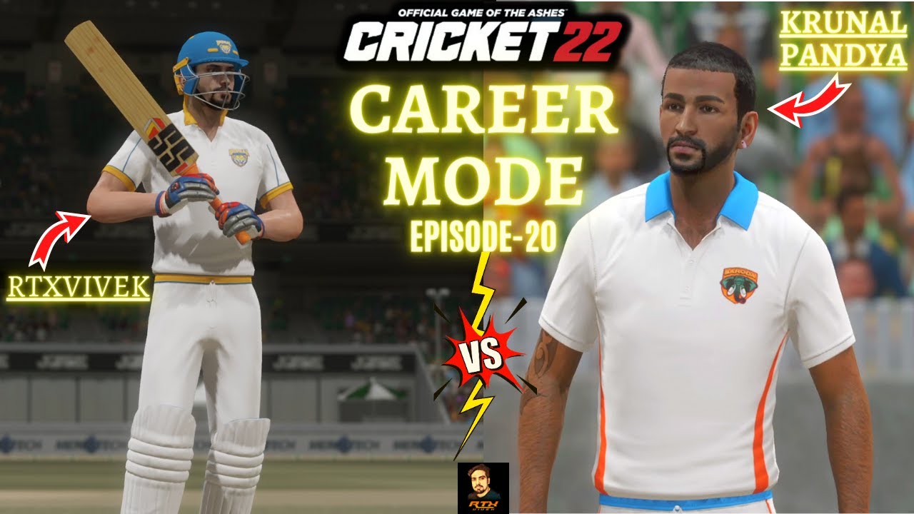 #20 Best Episode Till Now - Cricket 22 My Career Mode - RtxVivek & Tribute To KK Sir