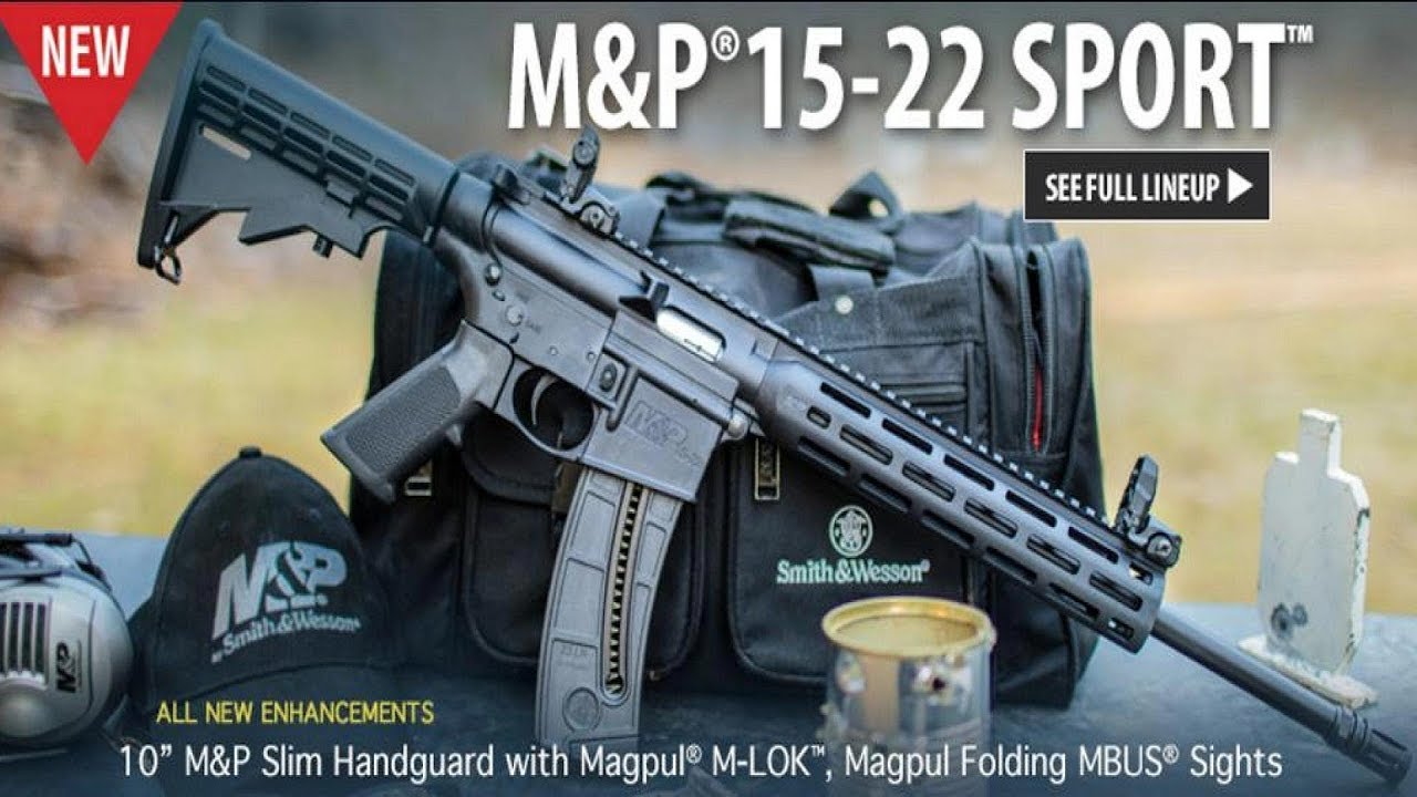 MY FIRST RIFLE- S&W M&P 15-22 Sport