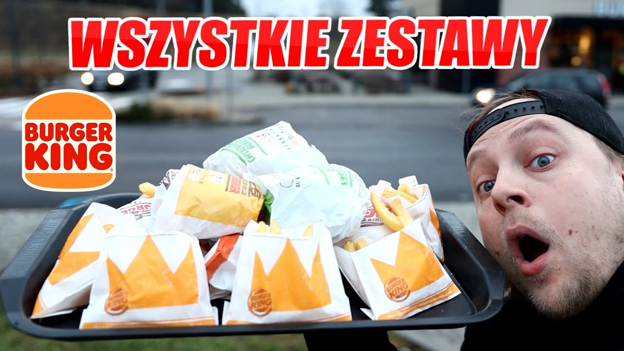 BURGER KING JEMY WSZYSTKIE NAJTAŃSZE ZESTAWY - SPRAWDZAMY JAK SMAKUJĄ