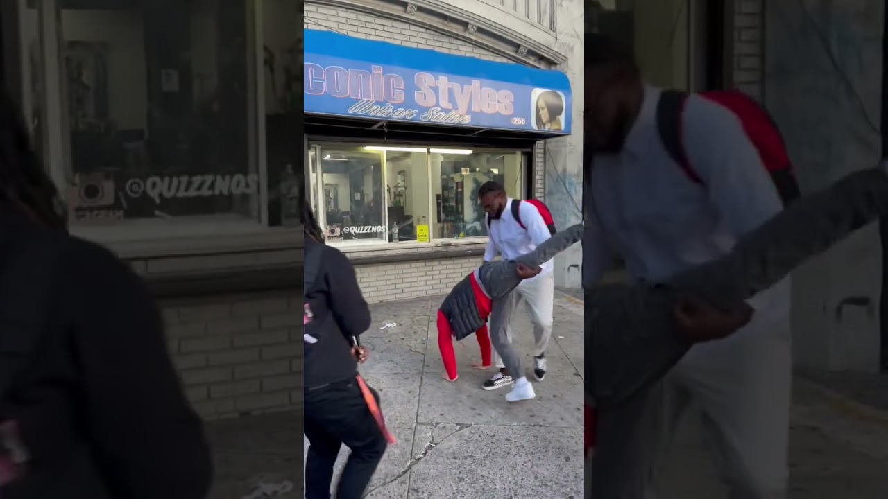 Street Fight w Cole Alexander Tv & Shortt Lyfe in Newark #shorts #funny #fight #music