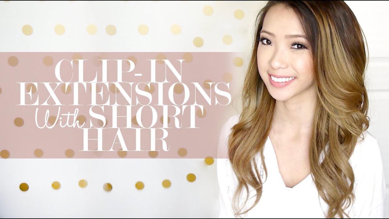 How To Clip in Hair Extensions with Short Hair