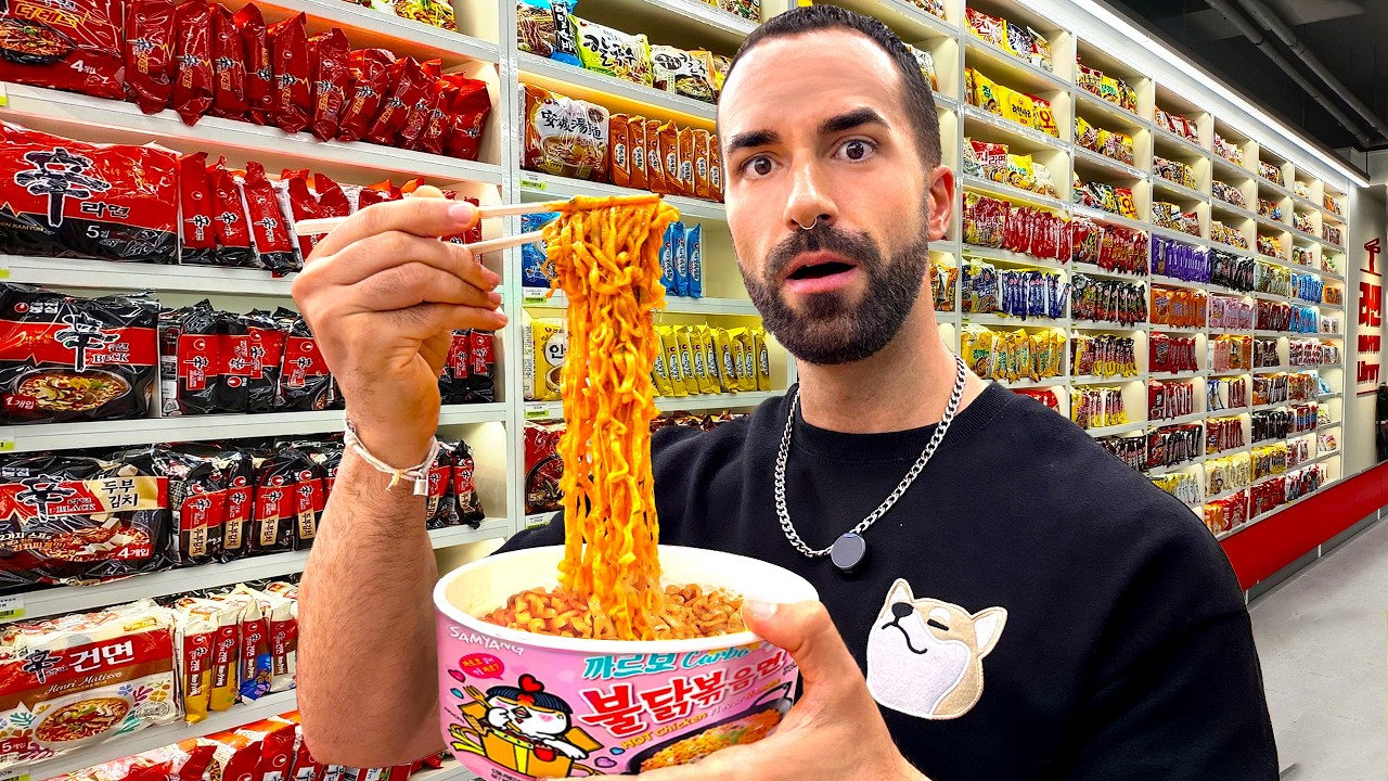 🇰🇷 La Tienda con MÁS Tipos de RAMEN INSTANTÁNEO del Mundo