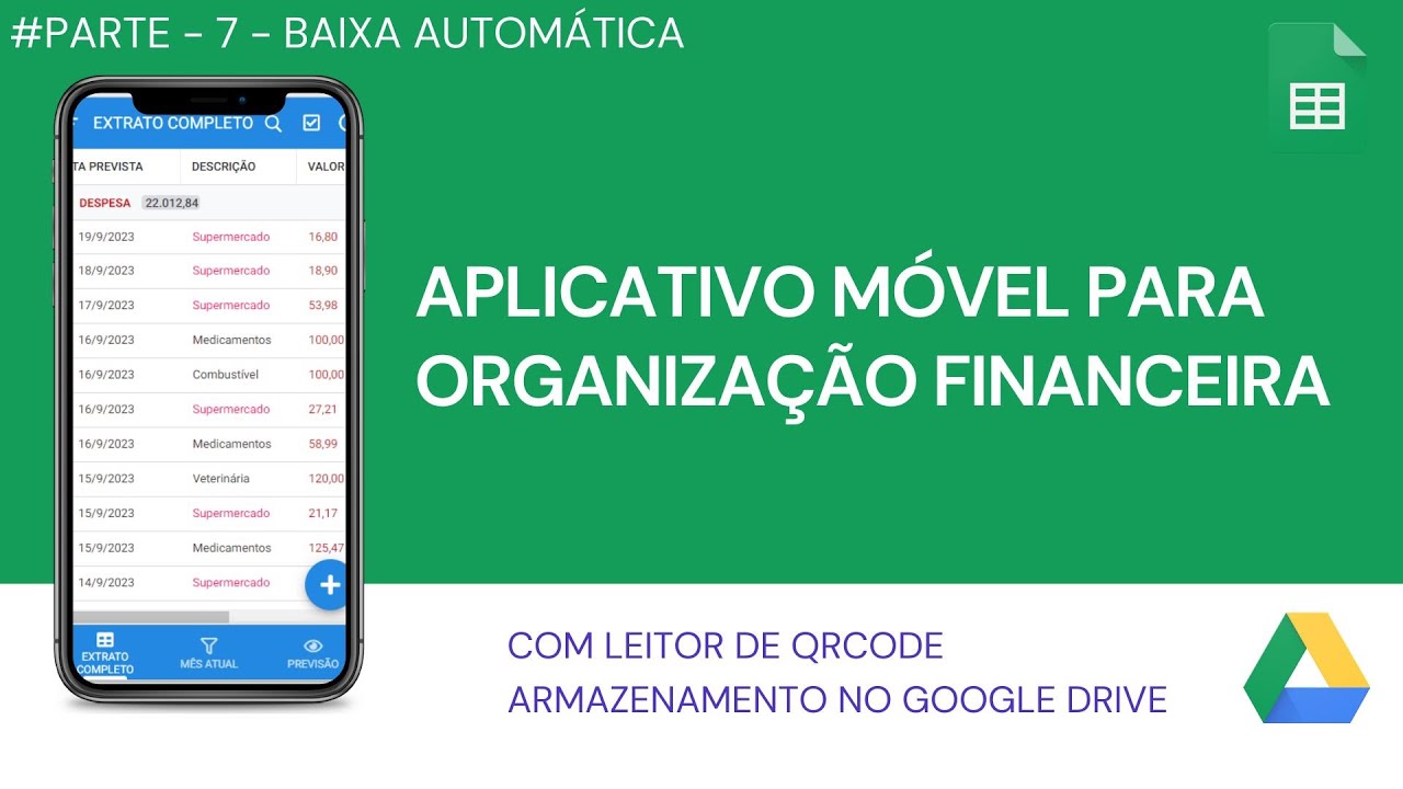 Google AppSheet | Automação de Baixas de Pagamento (#PARTE7)