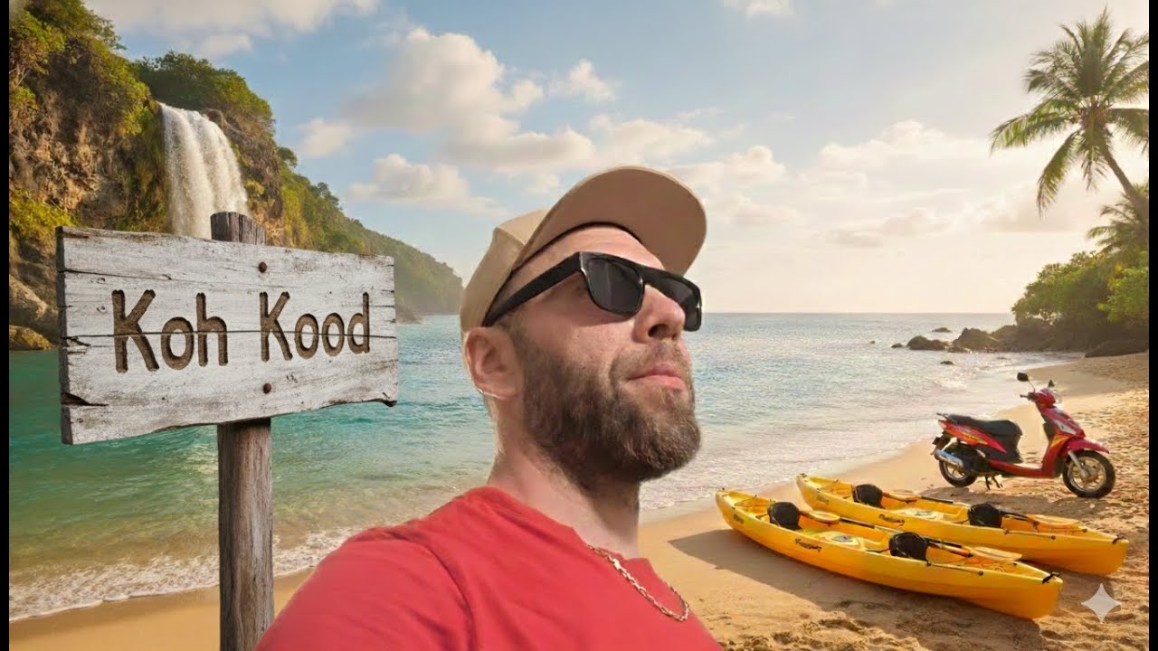 Koh Kood-Kajakointia,putous ja päristelyä