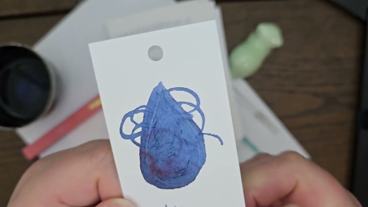 Indigo Ink Review Diamine Fountain Pen Ink