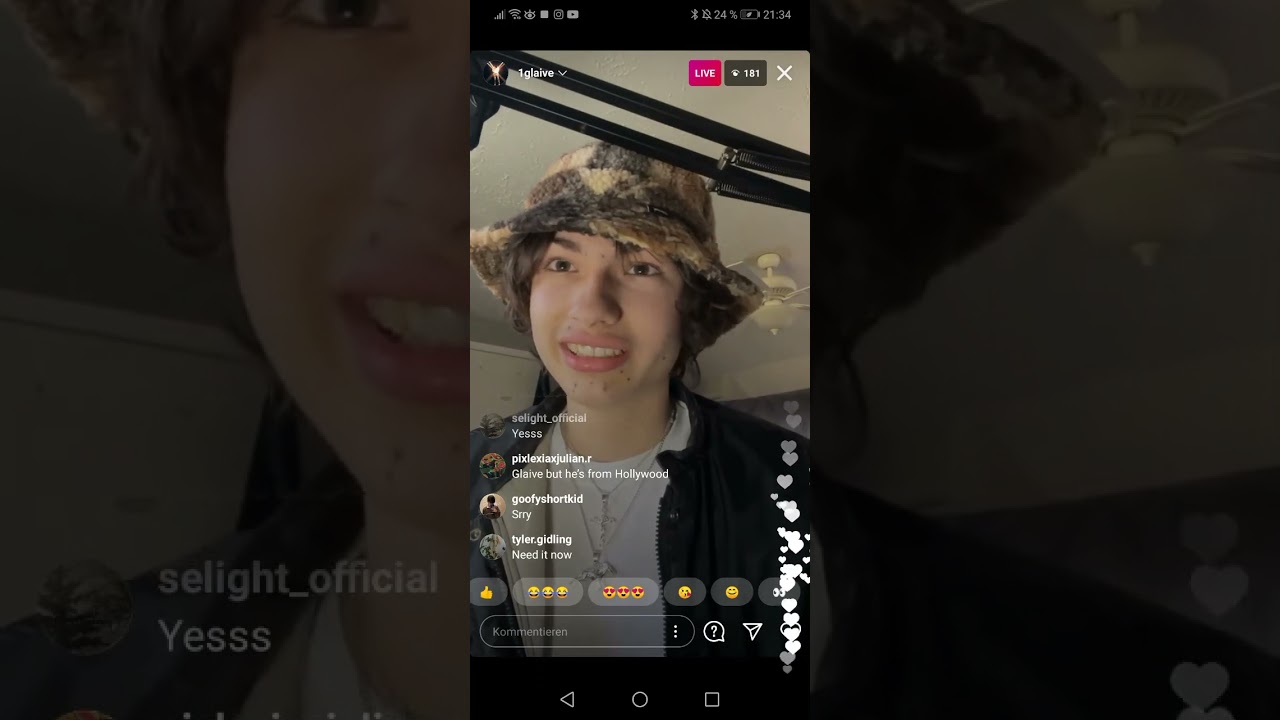 glaive - bastard (Instagram Live - 2020?)