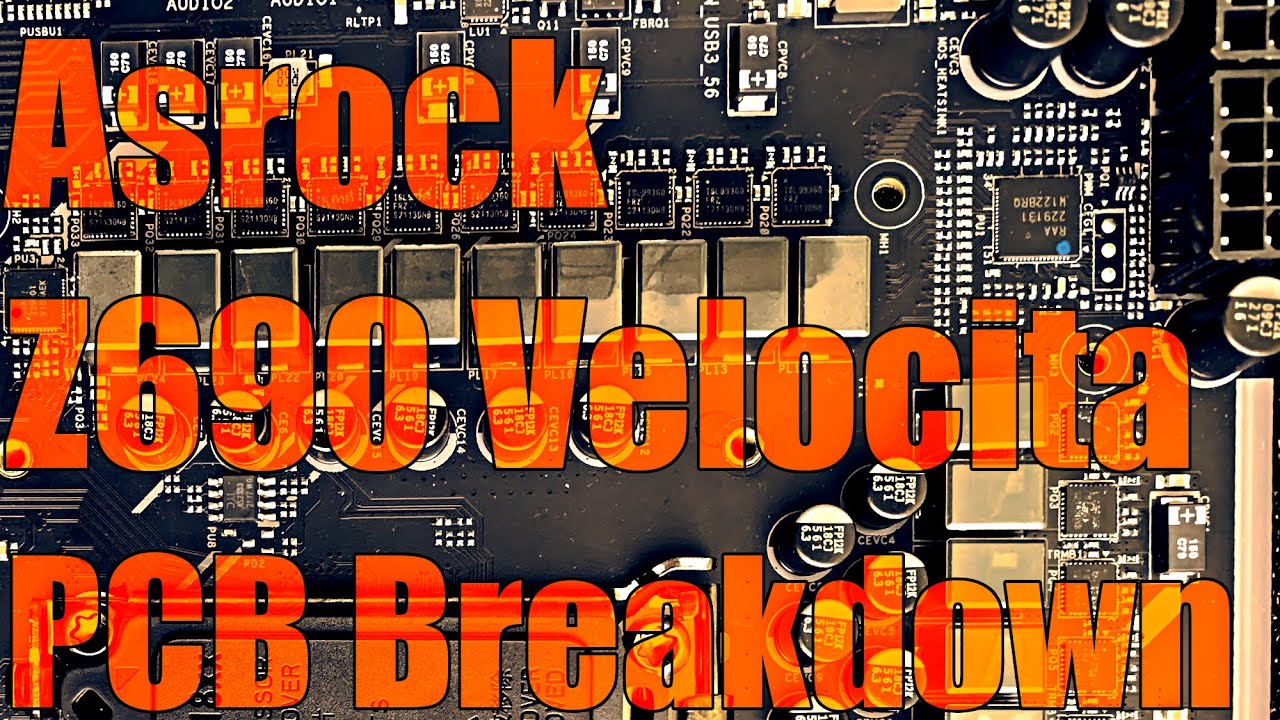 mobo PCB Breakdown: Asrock Z690 Phantom Gaming Velocita // intresting VRM, horrible price