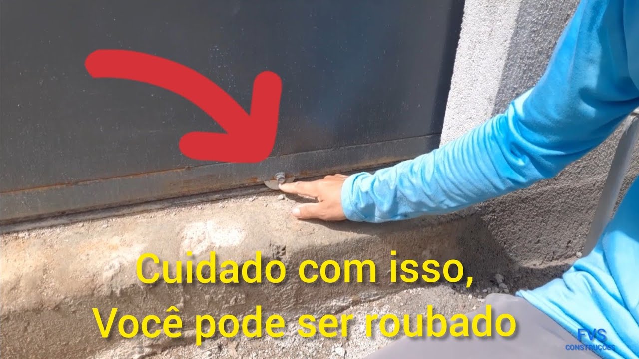 como instalar trava antiarrobamento em portão deslizante de garagem