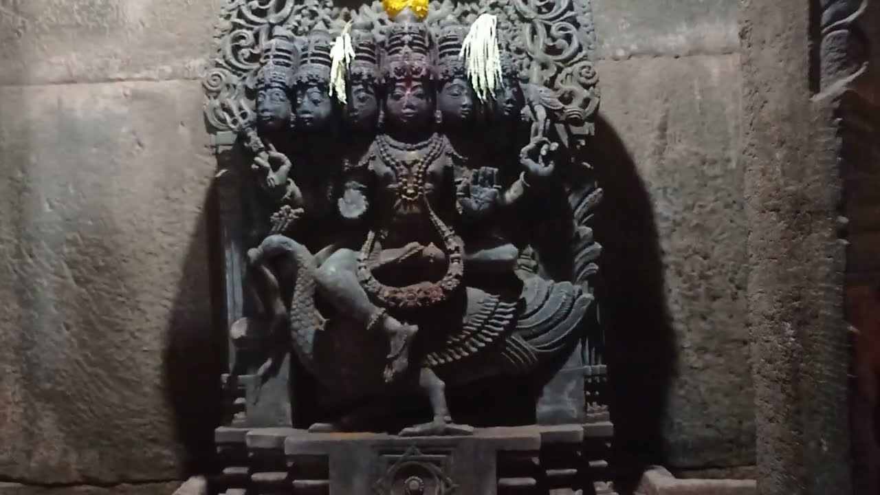 God of War.. Lord Kartikey at Aghoreshwar temple, Ikkeri, Karnataka, India #templesofancientindia
