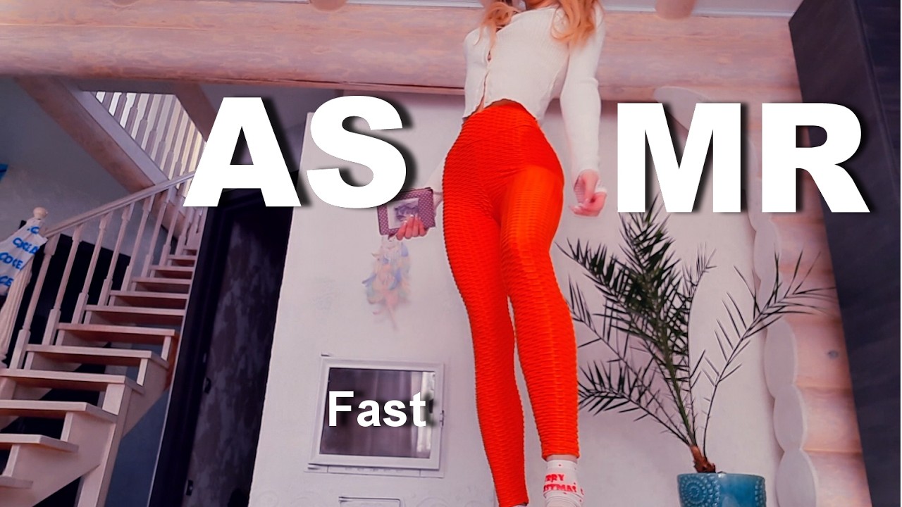 ASMR Lo-Fi Chaotic fast & aggressive tapping, scutching on the floor⚡