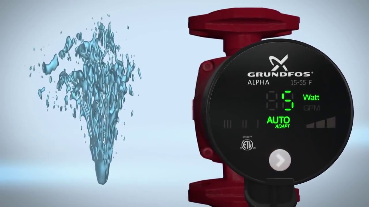 Grundfos Alpha Circulator   Features and Benefits