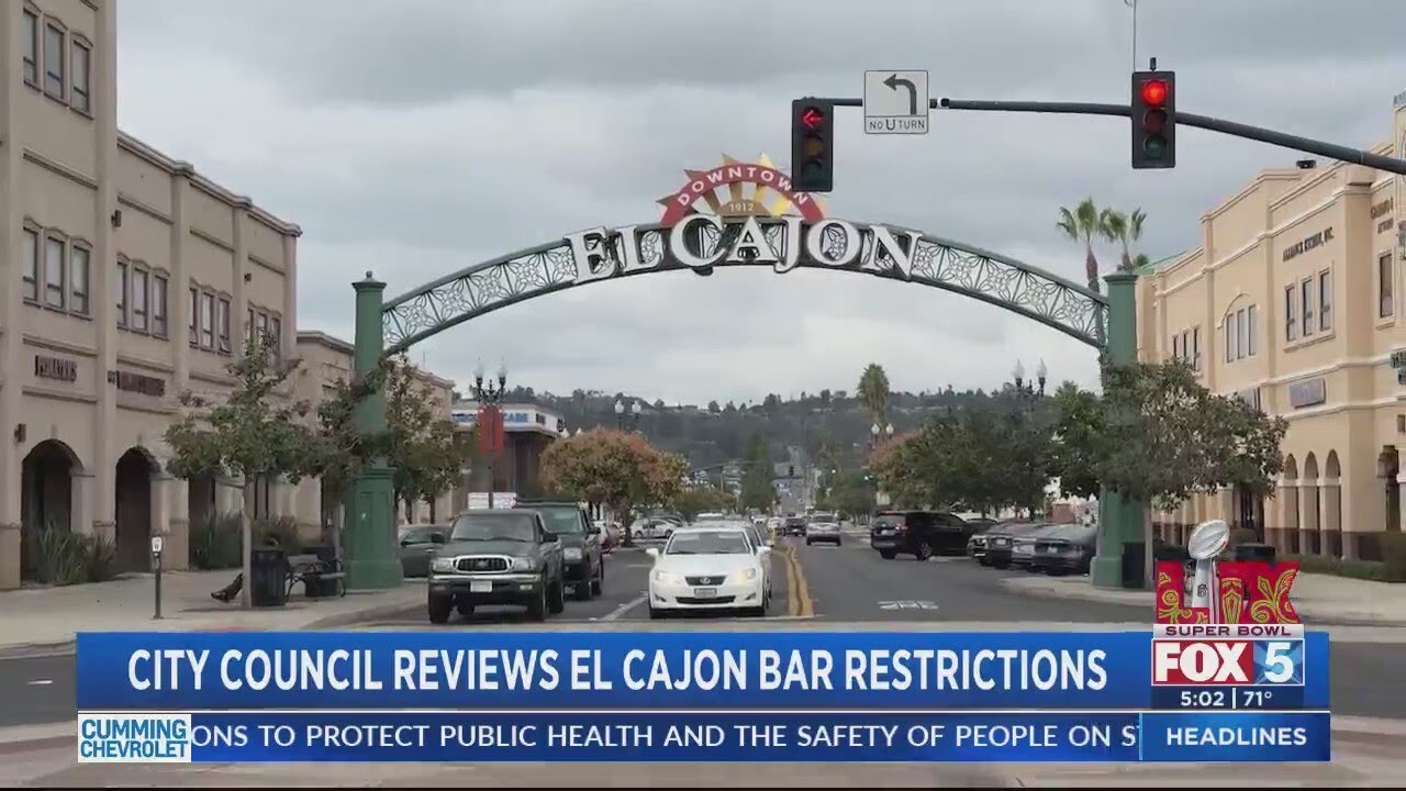 City council reviews El Cajon bar restrictions