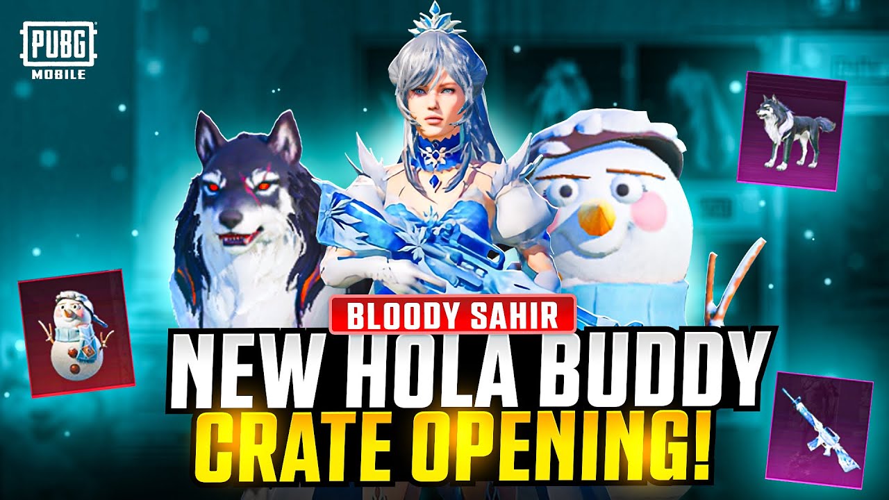 Hola Buddy Crate Opening Pubg | New Hola Buddy Crate Opening | New Hola Buddy Spin | Hola Buddy pubg