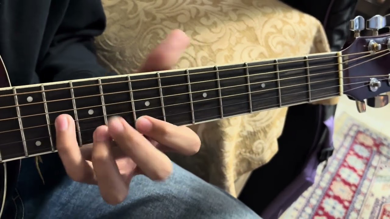 C minor scale ( natural minor) 2 octave on the guitar ￼