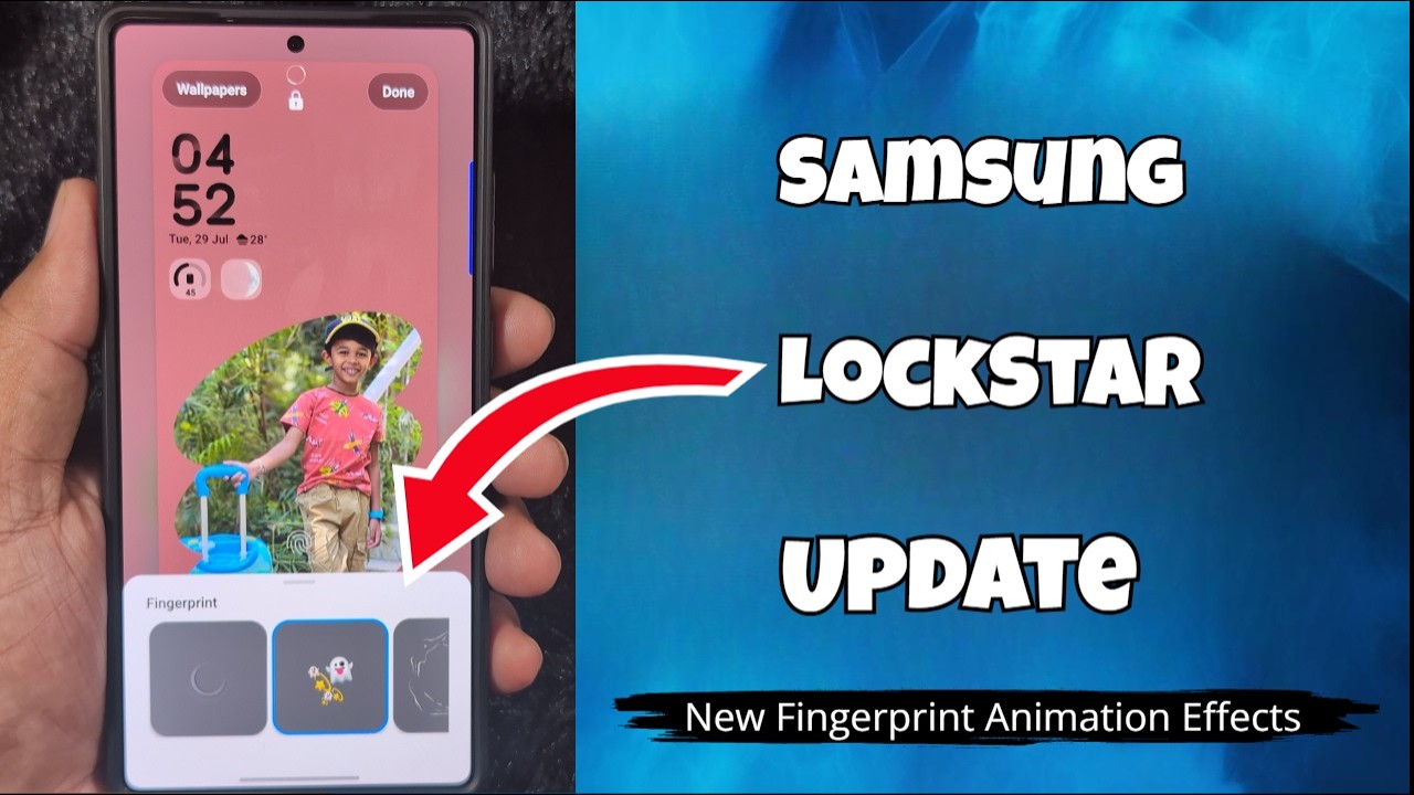 Samsung LockStar Update Brings BEST Fingerprint Animation Effects EVER