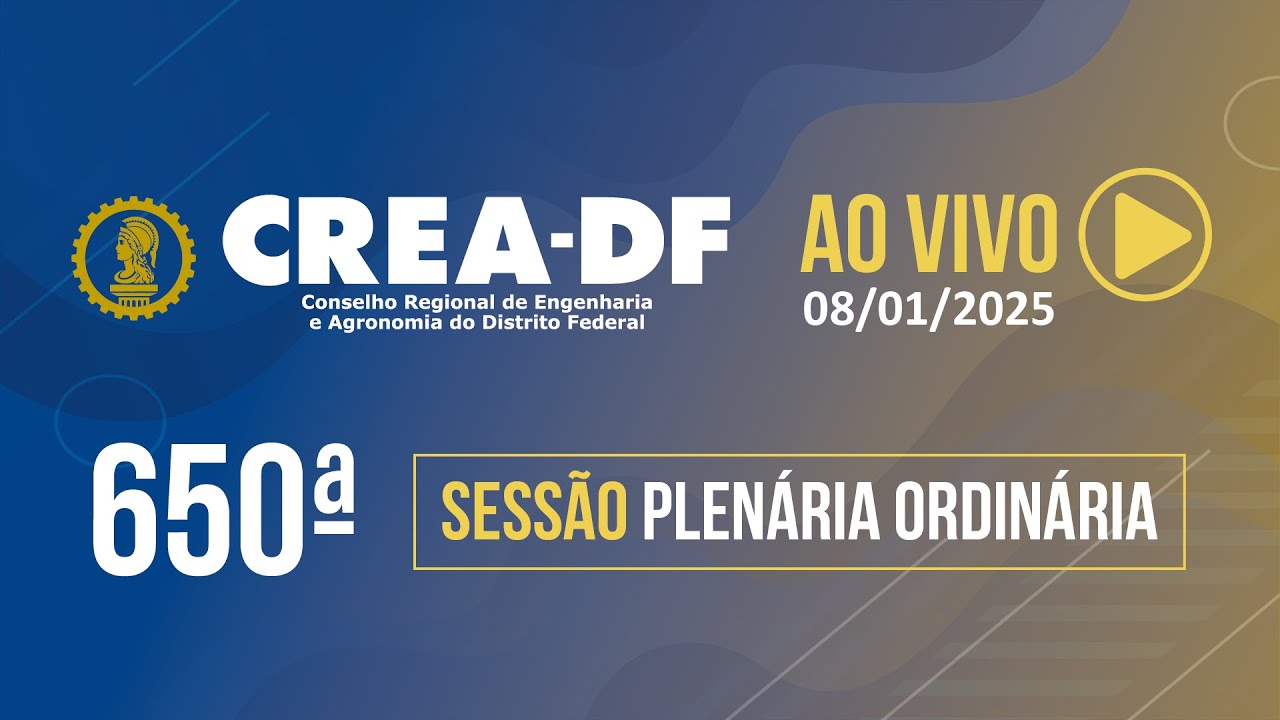 650ª Sessão Plenária do Crea-DF