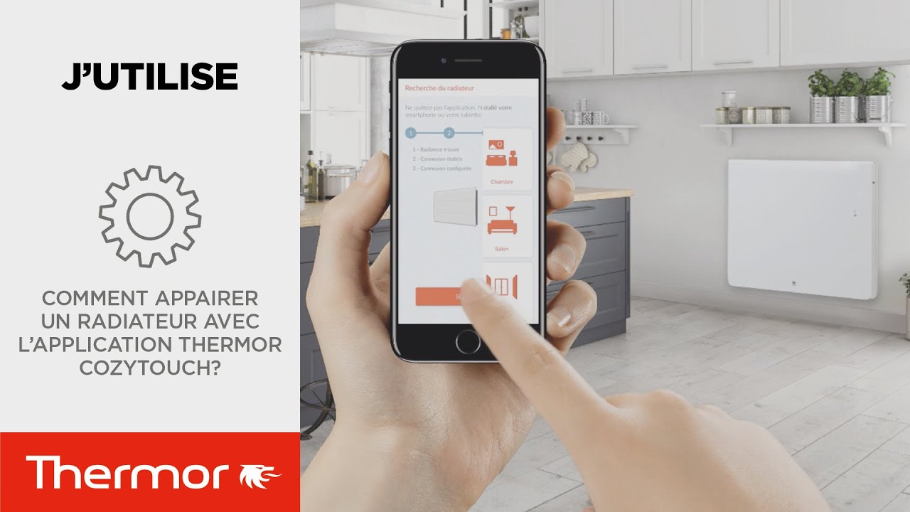 Comment appairer un radiateur électrique avec l'application Thermor Cozytouch  ?