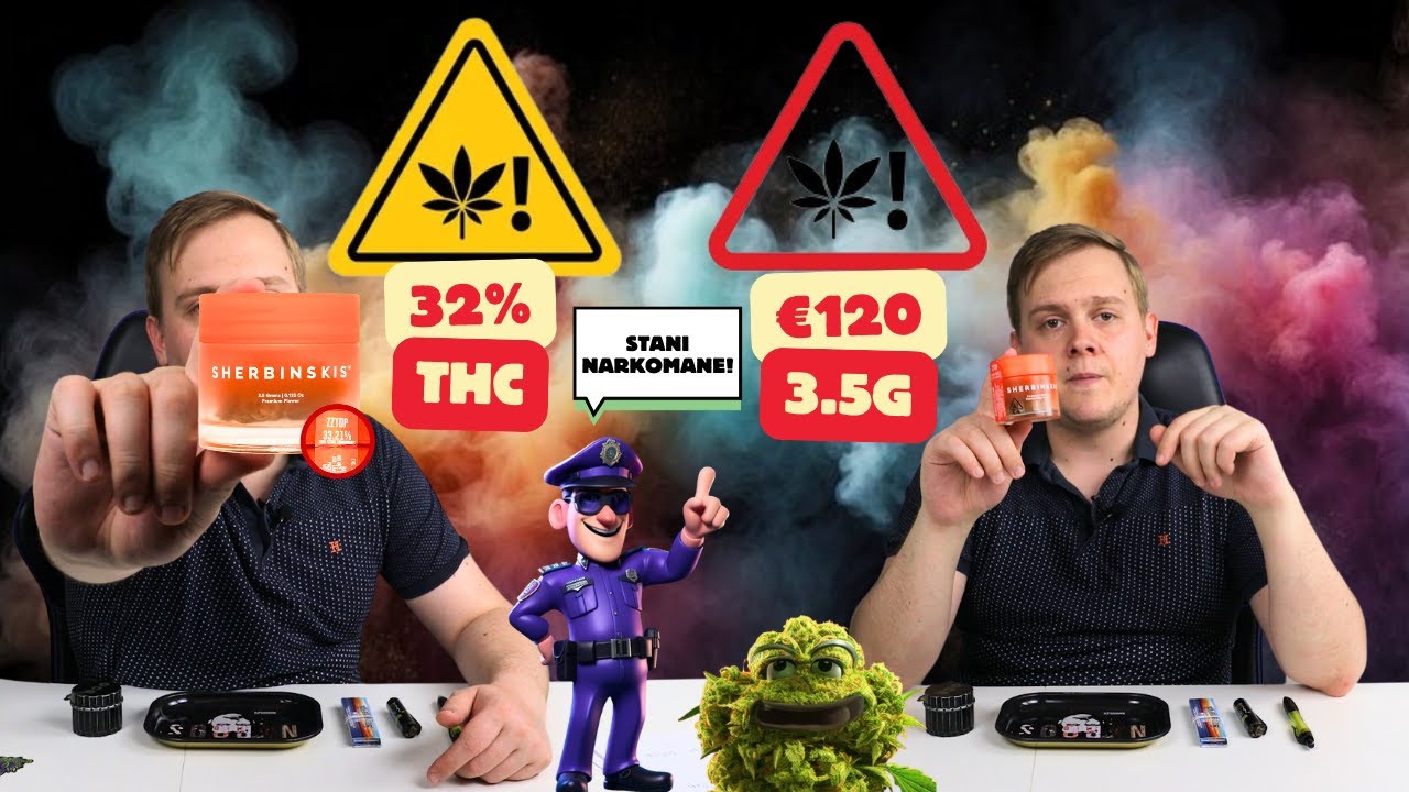 Probavanje Trava S01E03 - 32% THC ZZTop By Sherbinskis (POLICIJA STORYTIME)