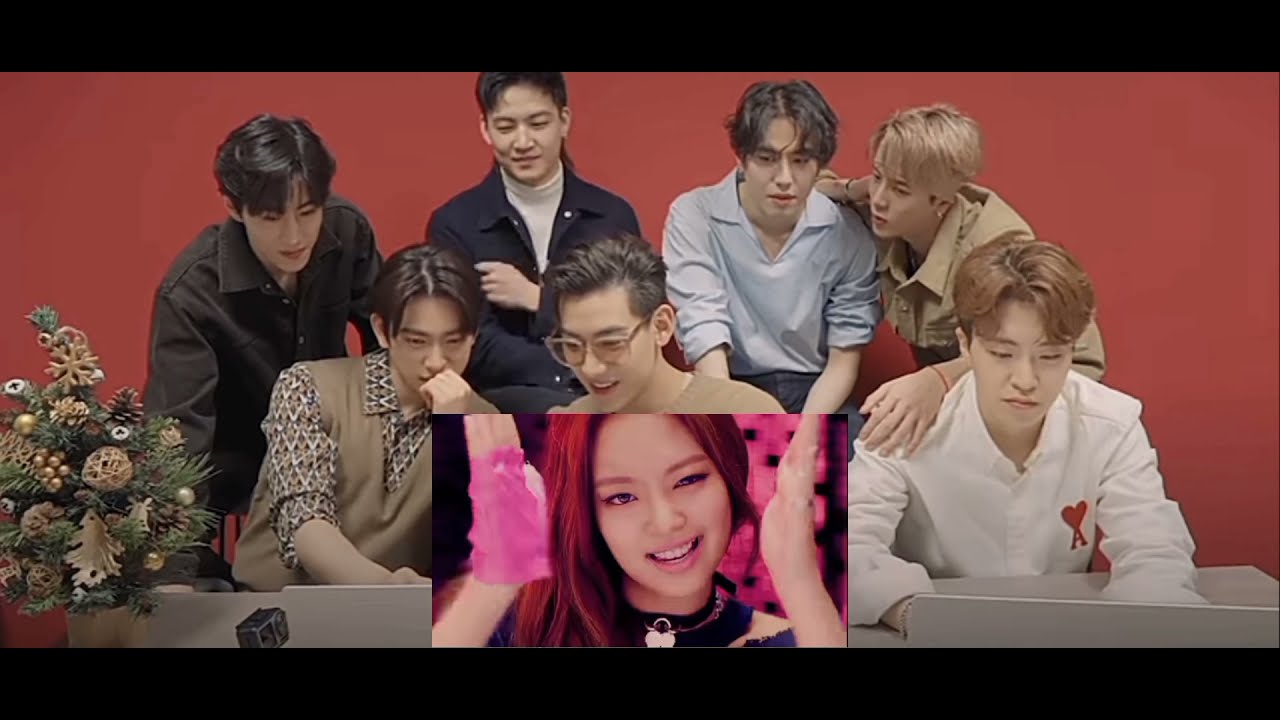 GOT7 reaction to BLACKPINK 