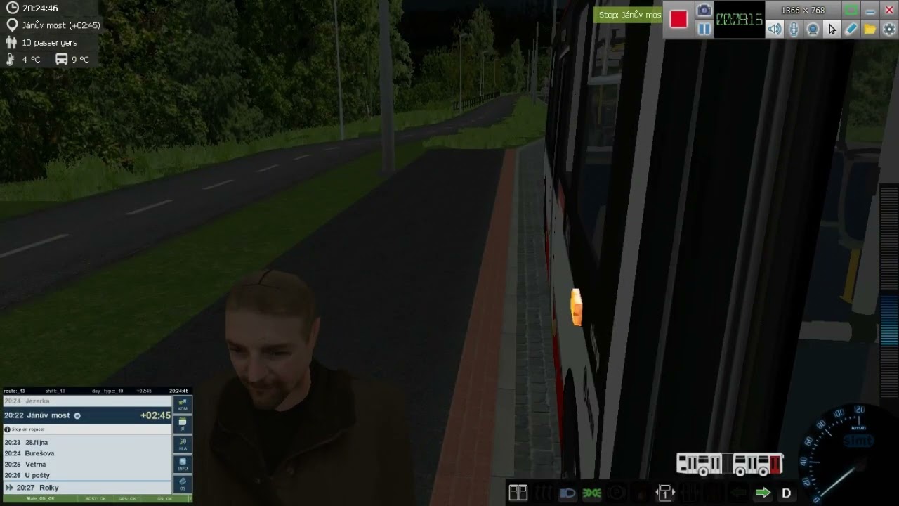 Simt MHD Line 13 Hlavni Nadrazi-Rolky