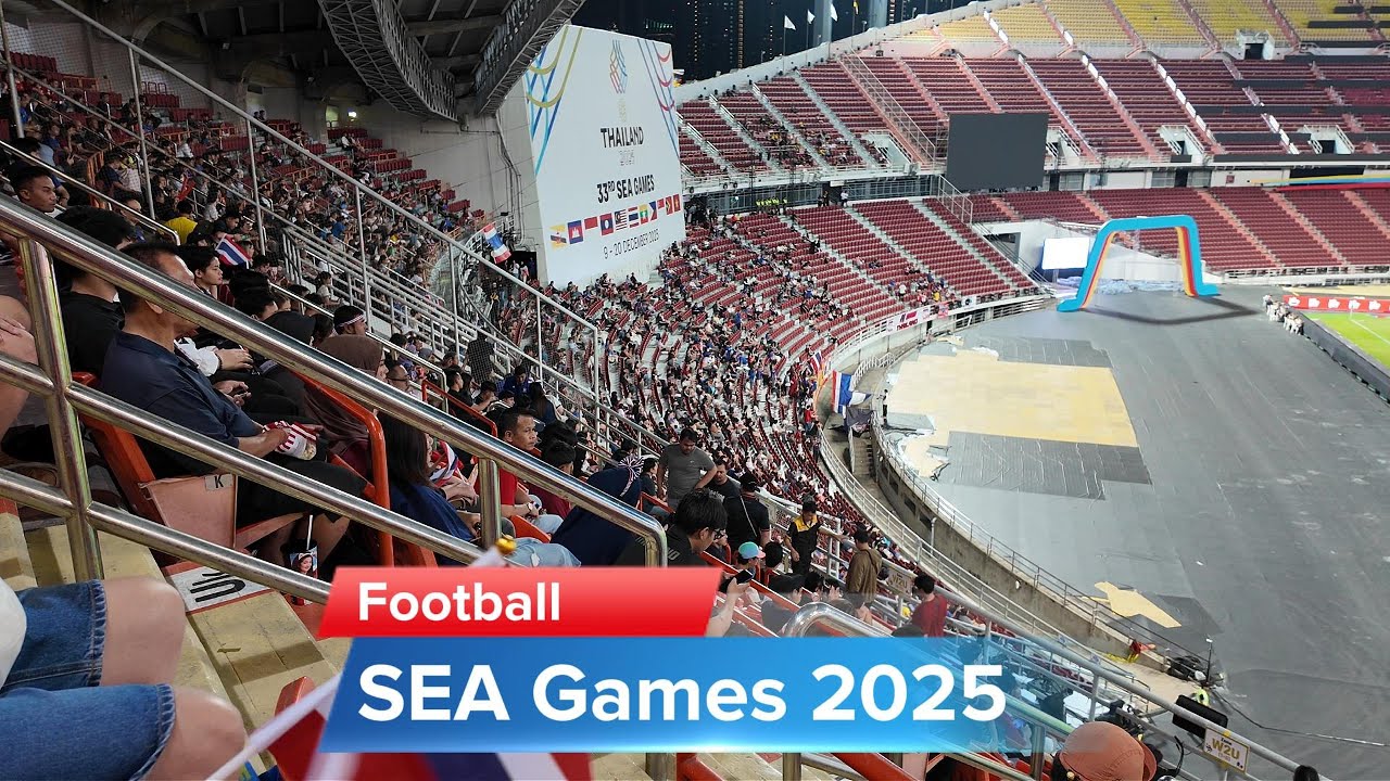 MMM Watching Football at SEA Games 2025 Semi-final Round (Thailand - Malaysia)