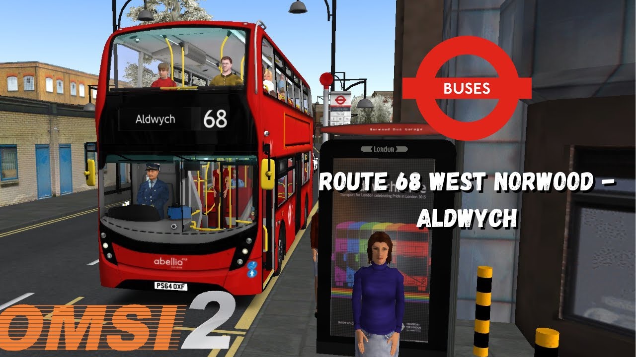 OMSI 2 | London | Route 68 West Norwood - Aldwych | Abellio E400 MMC