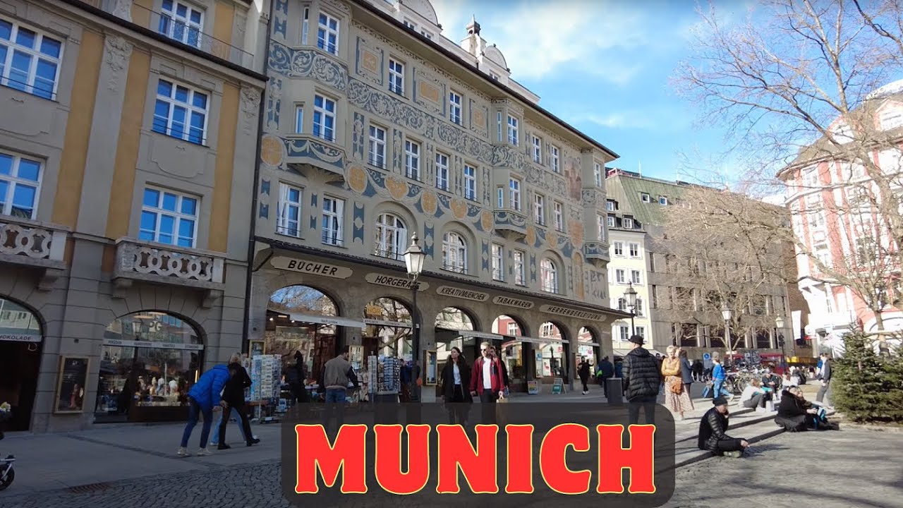Ludwigstraße - Odeonsplatz - Sendlinger Straße in Munich [4k Ultra HD 60fps ]