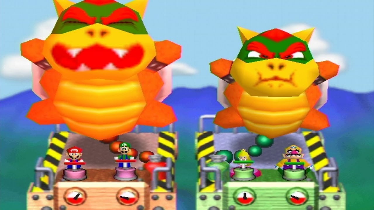 Mario Party 2 - All 2 Vs 2 Minigames