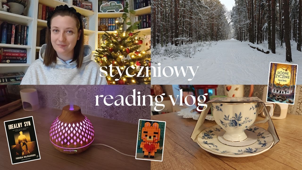 Takiej zimy dawno nie było ❄ Styczeń to mój grudzień 🎄 Dzbanek na zioła i nowa filiżanka ☕ 📚