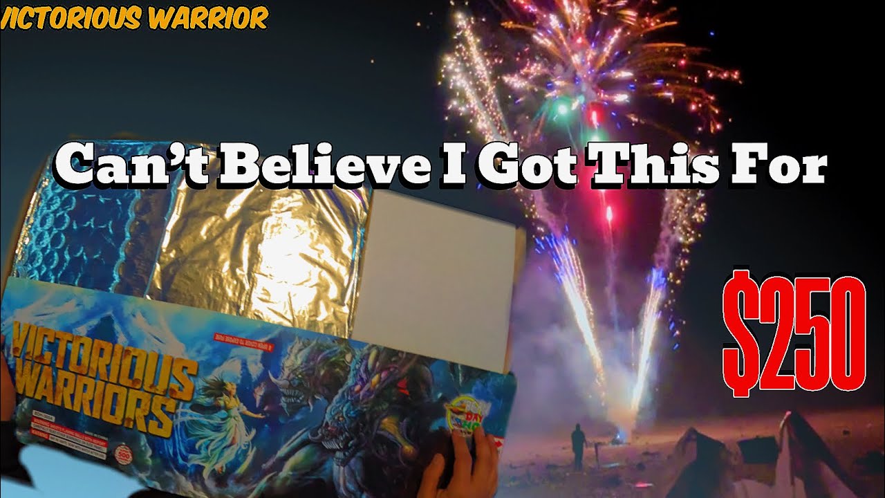 INSANE 300 Shot Firework – Victorious Warriors | Epic Backyard Show