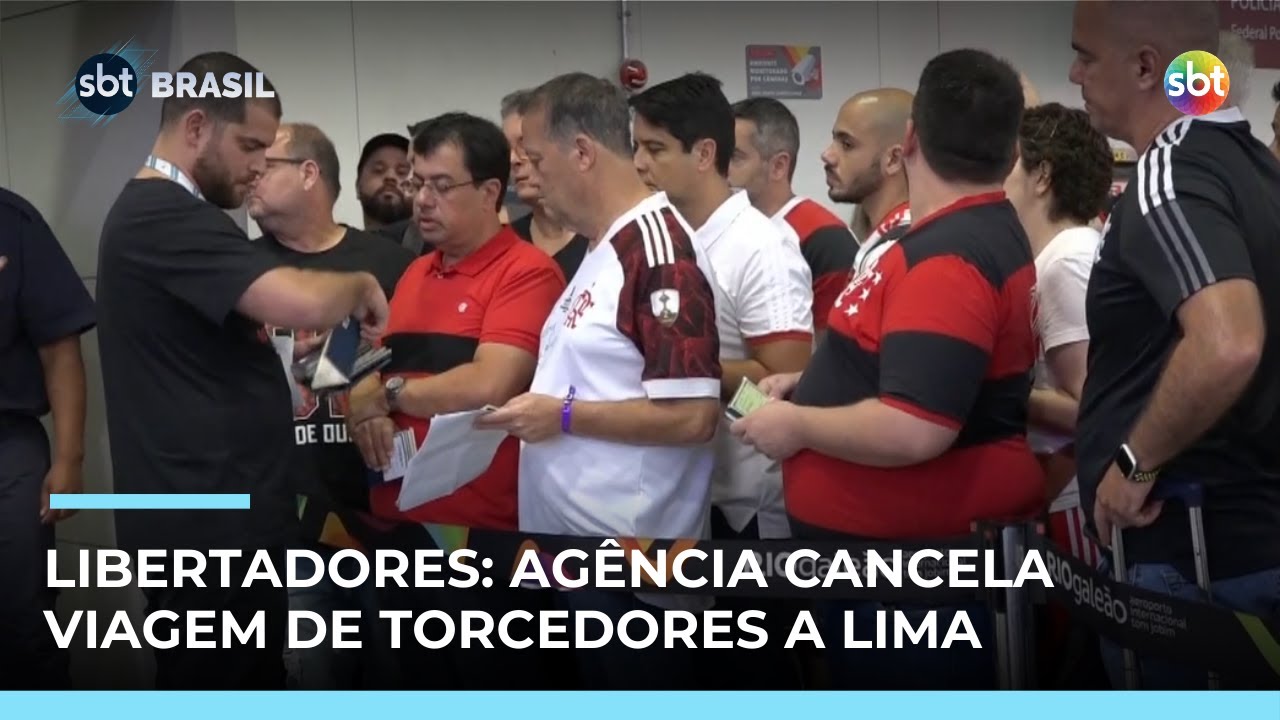 Libertadores: Agência cancela viagem de torcedores a Lima às vésperas da final | #SBTBrasil