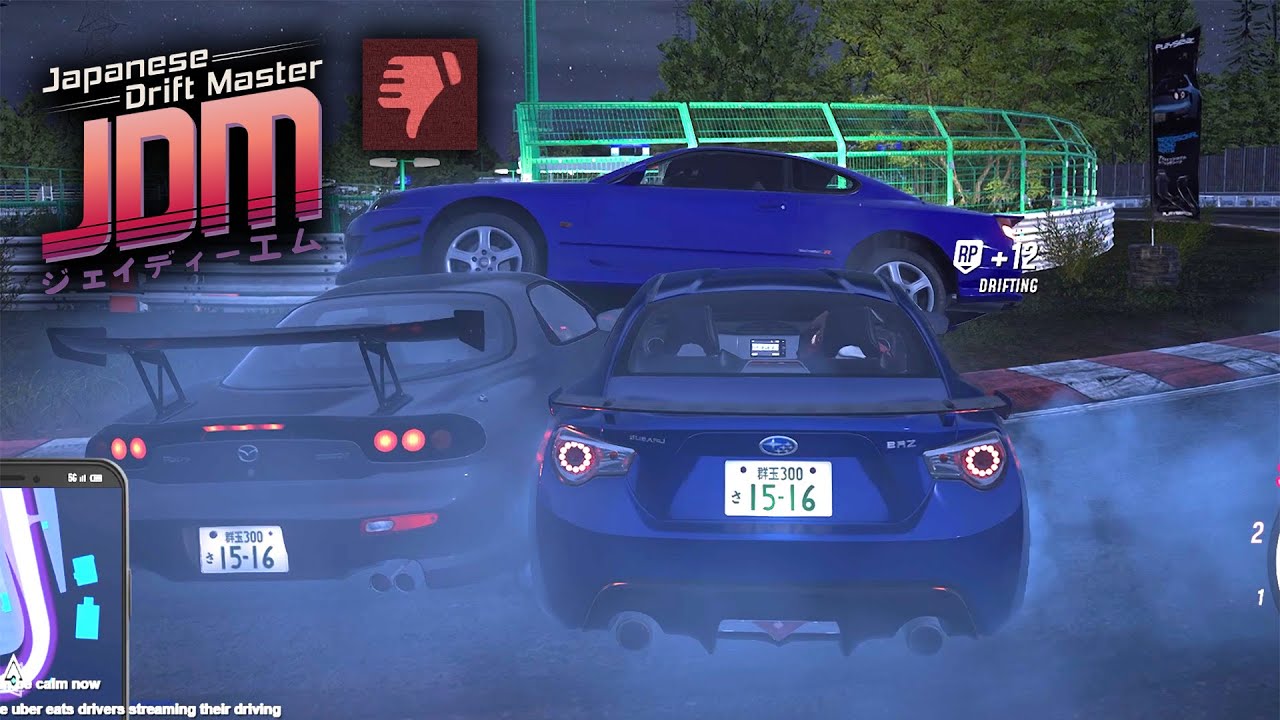 JDM: Japanese Drift Master (лучшие моменты трансляции adhd)