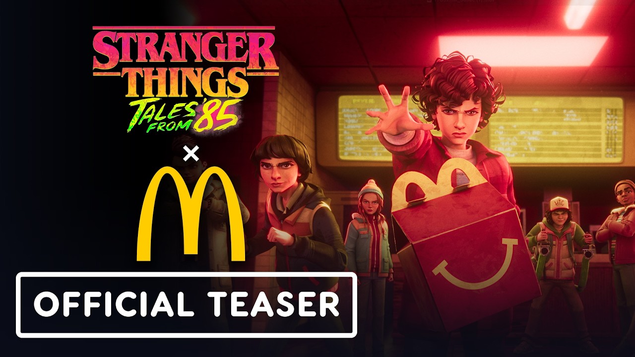 Stranger Things: Tales From '85 x McDonald's Happy Meal Teaser