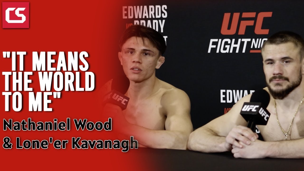 UFC London: Nathaniel Wood and Lone'er Kavanagh Discuss Inspiring the Future Generation of Fighters
