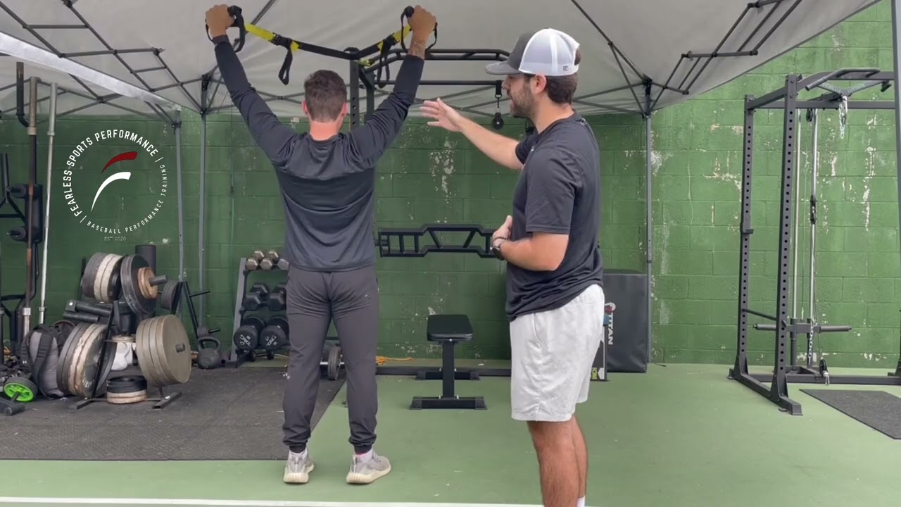 TRX Low Trap Y Raise