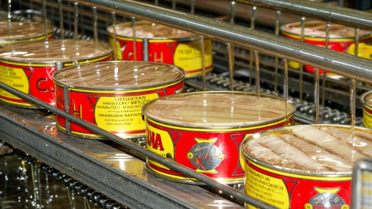 How Canned Tuna Is Made in Factory | Step by Step Process