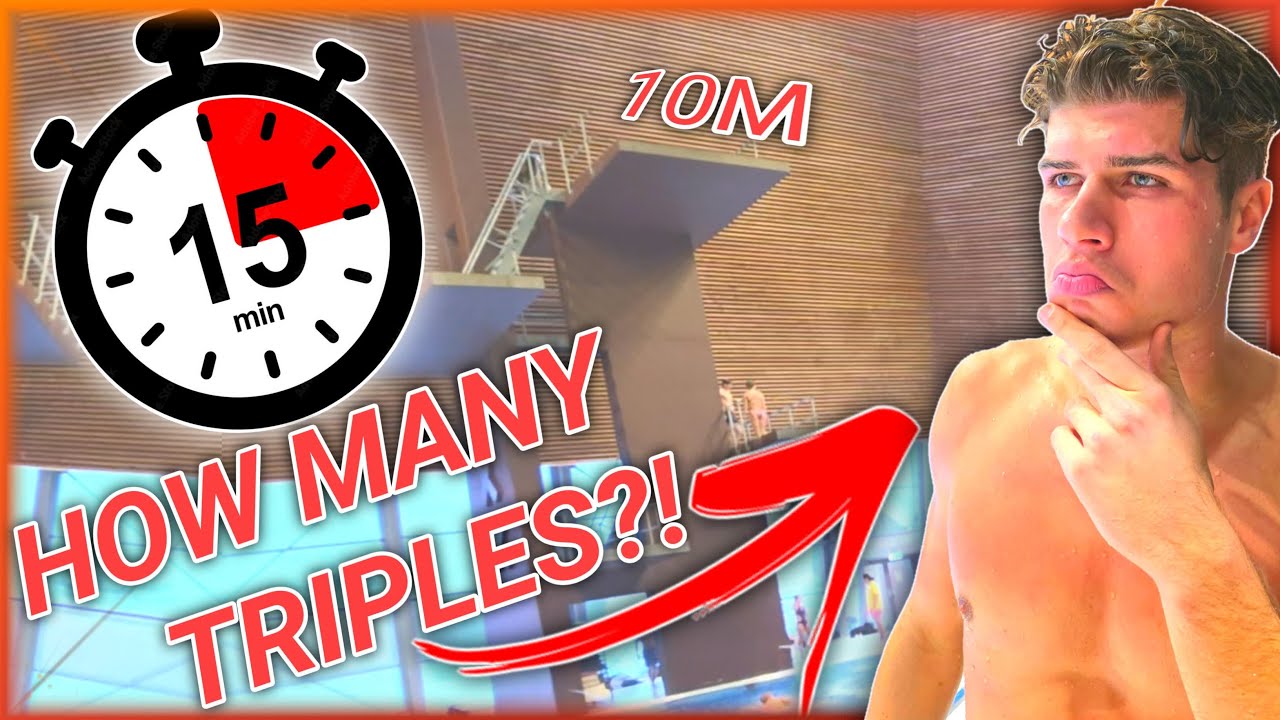 10 METER TRIPLE FLIP SPAM IN JUST 15 MINUTES?! | CHALLENGE