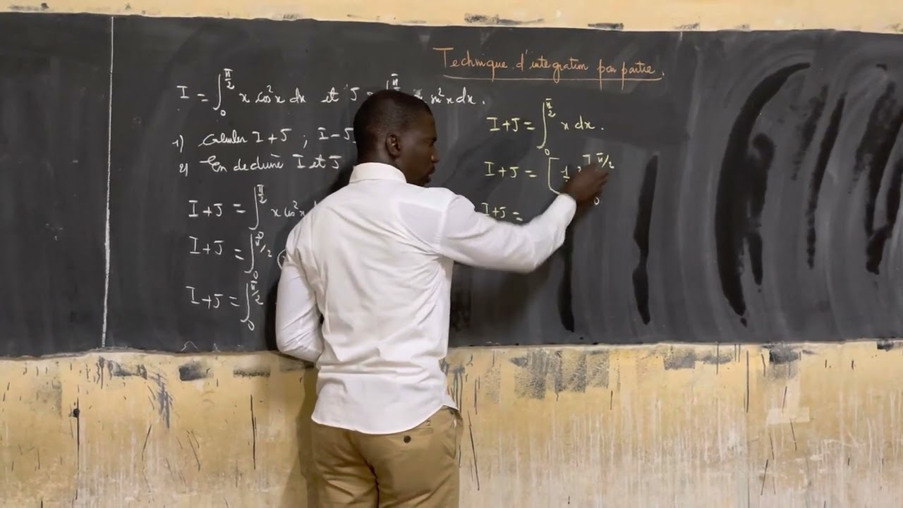 Exercice calcul d’intégration par partie