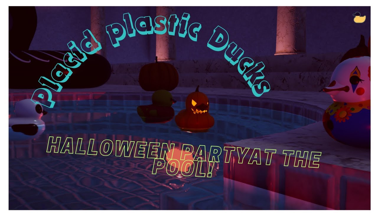Halloween party at the Duck pool